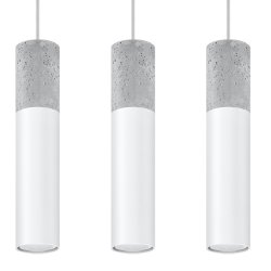 Lampa wisząca BORGIO 3L biały