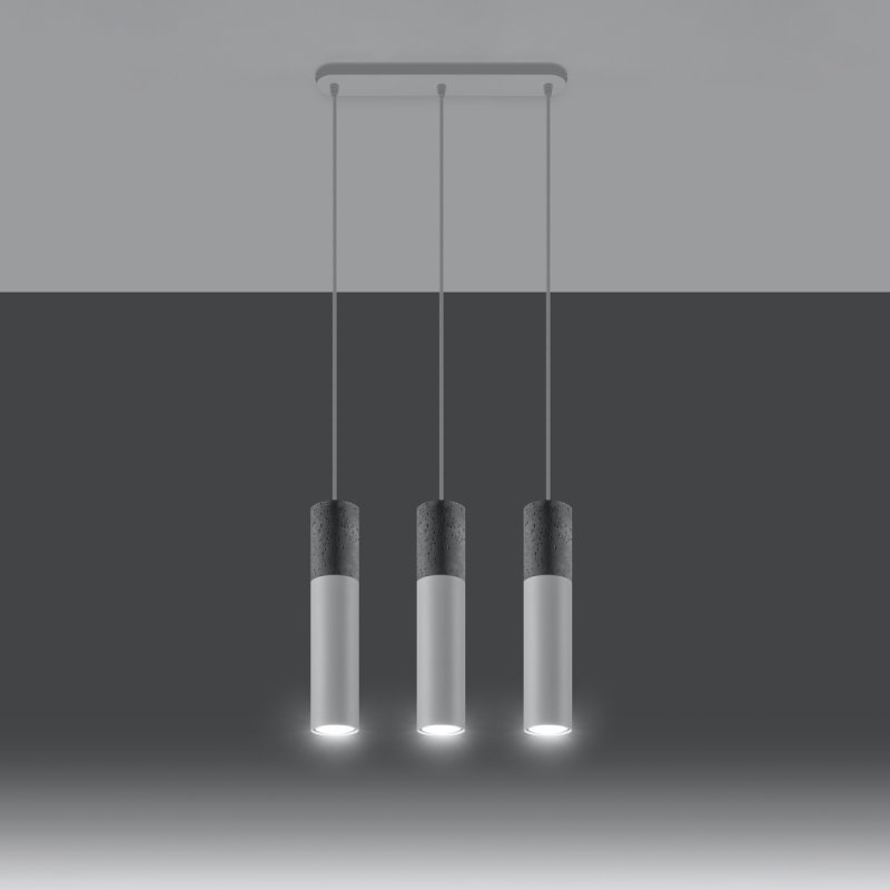 Lampa wisząca BORGIO 3L biały