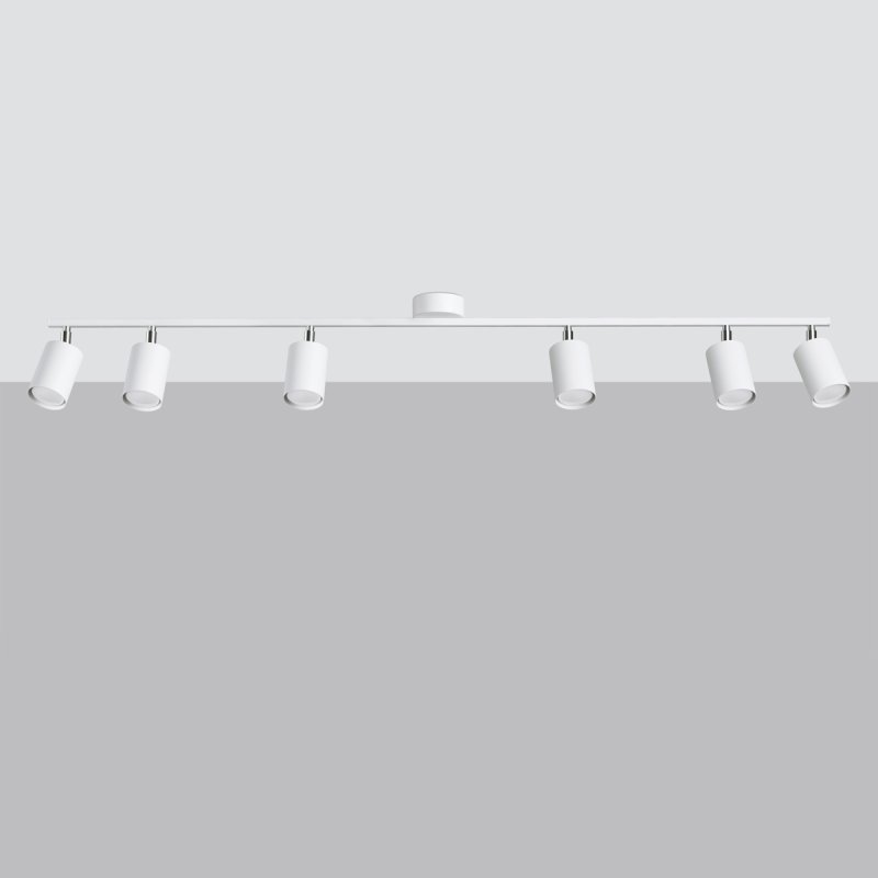 Plafon LEMMI 6L biały