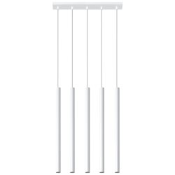 Lampa wisząca PASTELO 5 biała