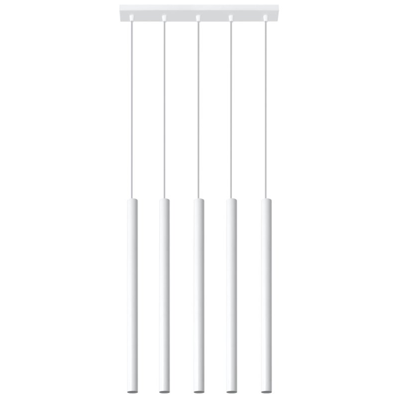 Lampa wisząca PASTELO 5 biała