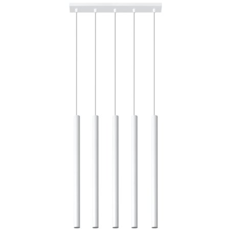 Lampa wisząca PASTELO 5 biała