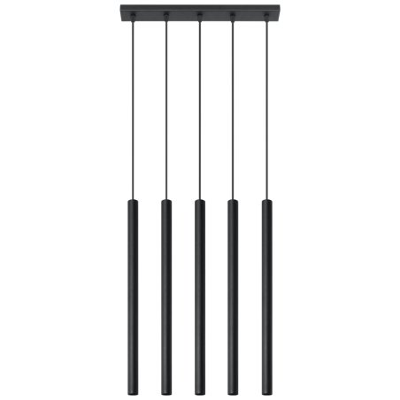 Lampa wisząca PASTELO 5 czarna