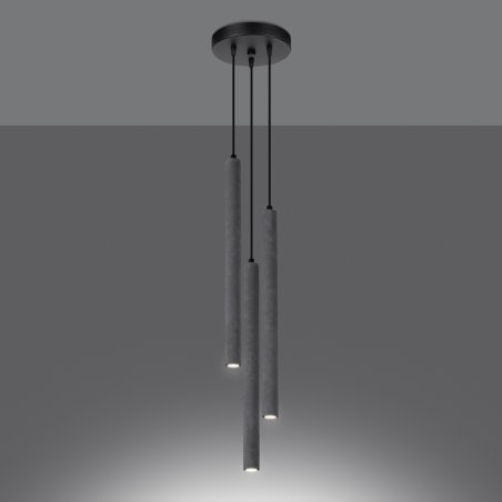 Lampa wisząca PASTELO 3P beton