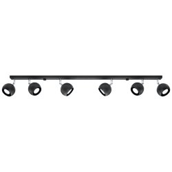 Plafon OCULARE 6L czarny