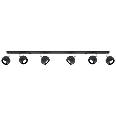 Plafon OCULARE 6L czarny