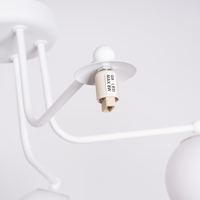 Żyrandol ASTRAL 5 biały