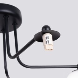 Żyrandol ASTRAL 5 czarny