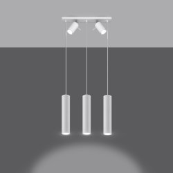 Lampa wisząca RING 3 biały