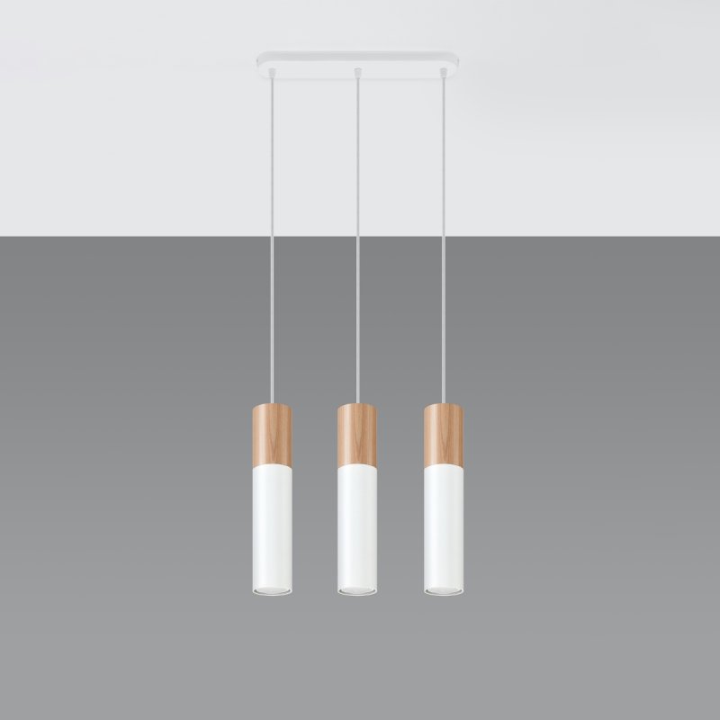 Lampa wisząca PABLO 3L biała