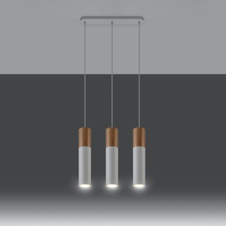 Lampa wisząca PABLO 3L biała