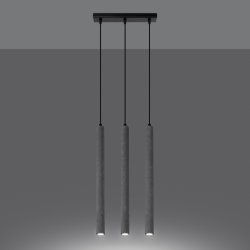 Lampa wisząca PASTELO 3L beton