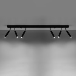 Plafon EYETECH 6 czarny