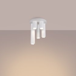 Plafon LAGOS 5P biały