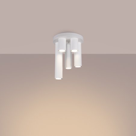 Plafon LAGOS 5P biały