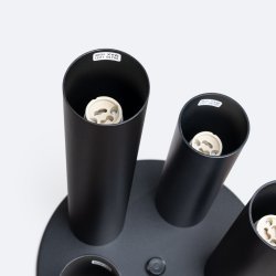 Plafon LAGOS 5P czarny