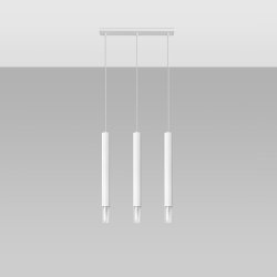 Lampa wisząca WEZYR 3 biała