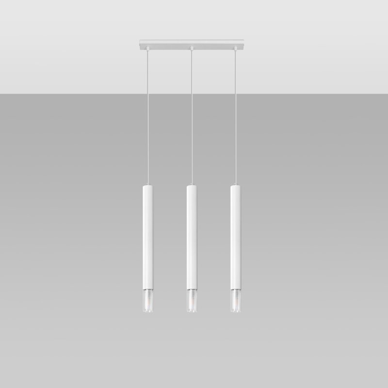 Lampa wisząca WEZYR 3 biała