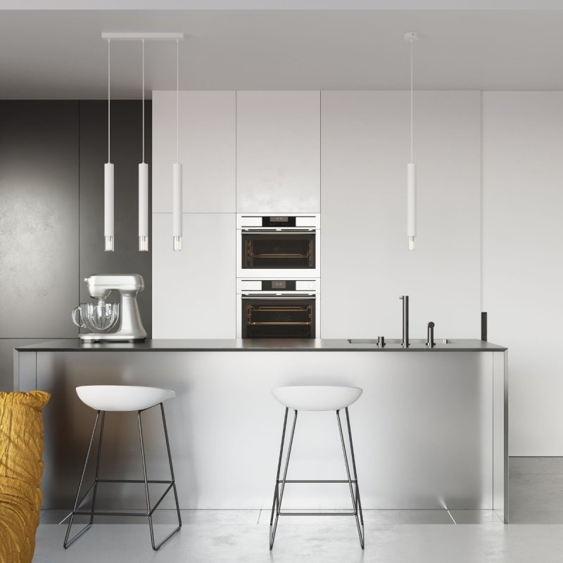 Lampa wisząca WEZYR 3 biała