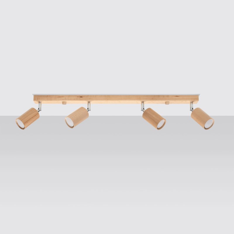 Plafon BERG 4 naturalne drewno