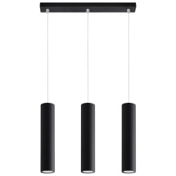 Lampa wisząca LAGOS 3L czarny