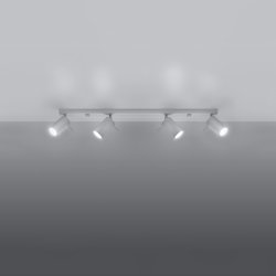 Plafon RING 4L biały