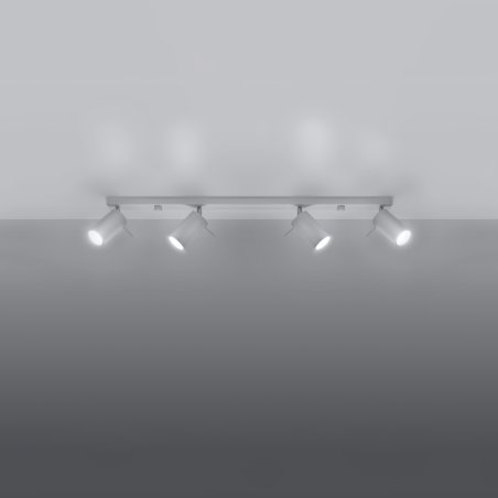 Plafon RING 4L biały