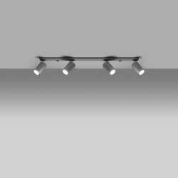 Plafon RING 4L szary