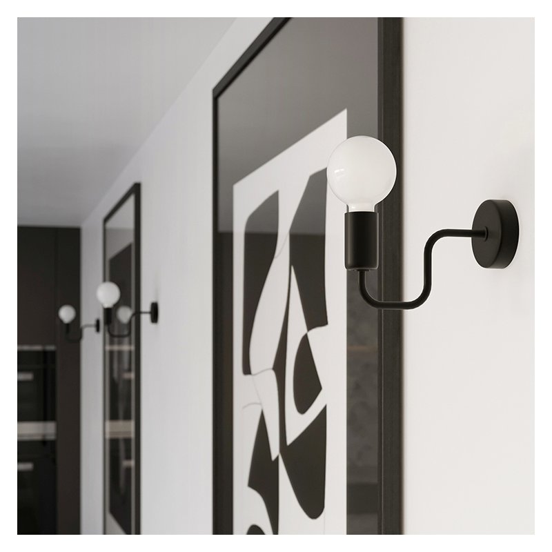 Żyrandol VECTOR 8 czarny