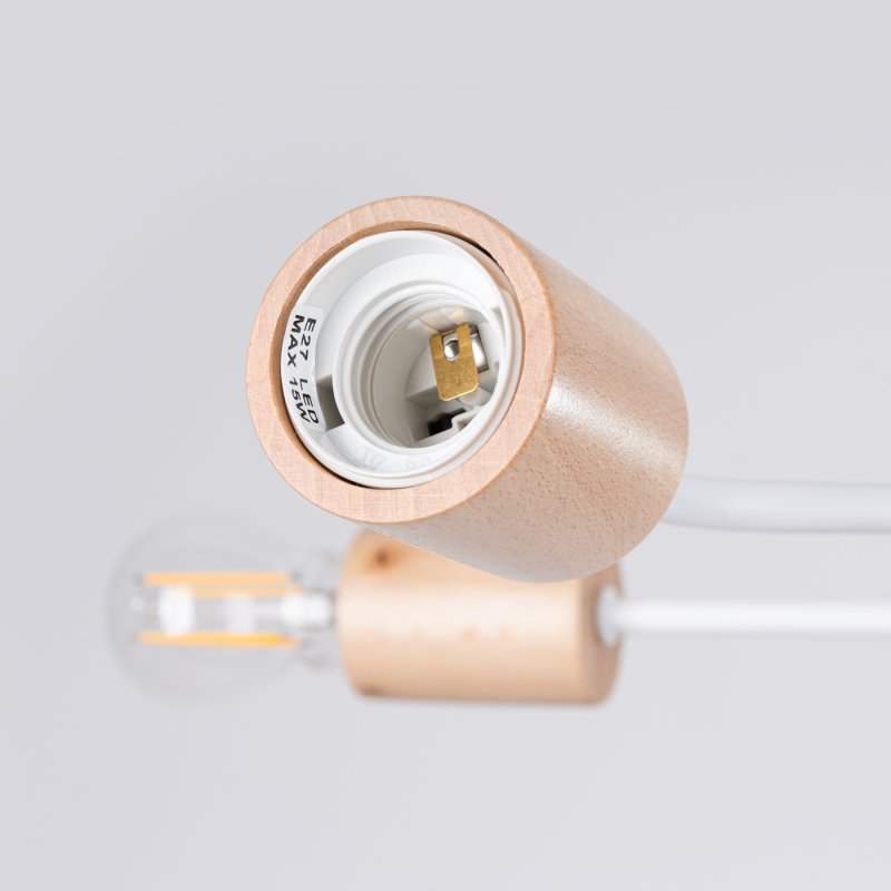 Żyrandol TIMBO 6 biały