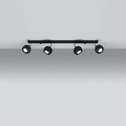 Plafon OCULARE 4L czarny