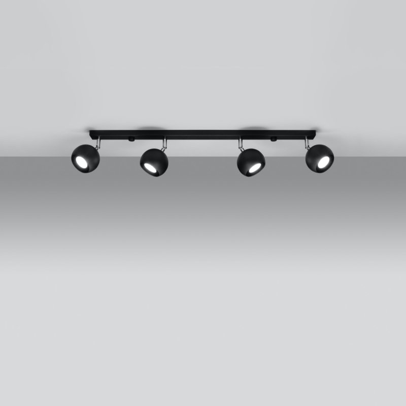 Plafon OCULARE 4L czarny