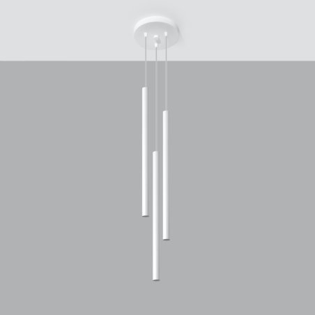 Lampa wisząca PASTELO 3P biała