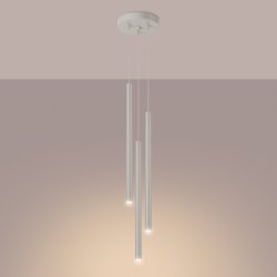 Lampa wisząca PASTELO 3P beżowa