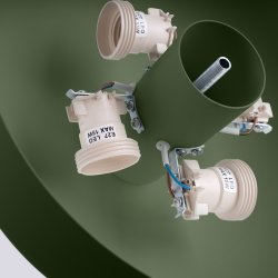 Plafon OMIQ zielony oliwkowy