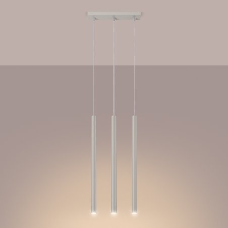 Lampa wisząca PASTELO 3 beżowa