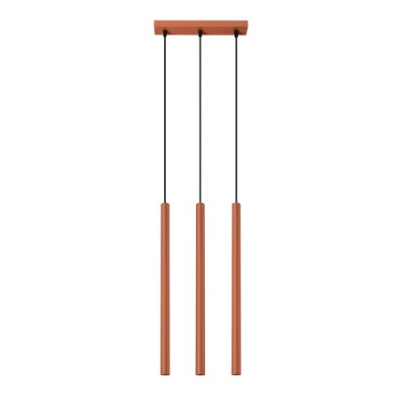 Lampa wisząca PASTELO 3 ochra czerwona