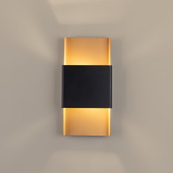 Kinkiet DURLIN złoty/czarny