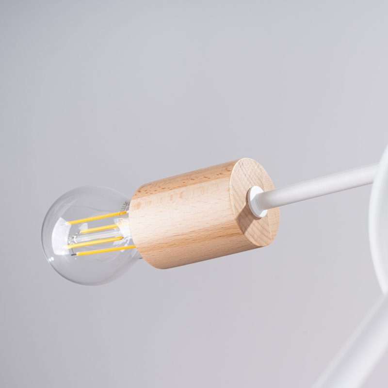 Żyrandol EMBER 5 biały