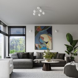 Żyrandol ASTRAL 3 biały