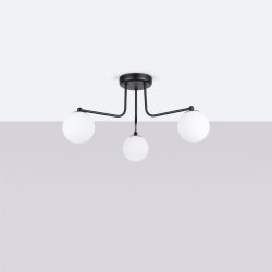 Żyrandol ASTRAL 3 czarny