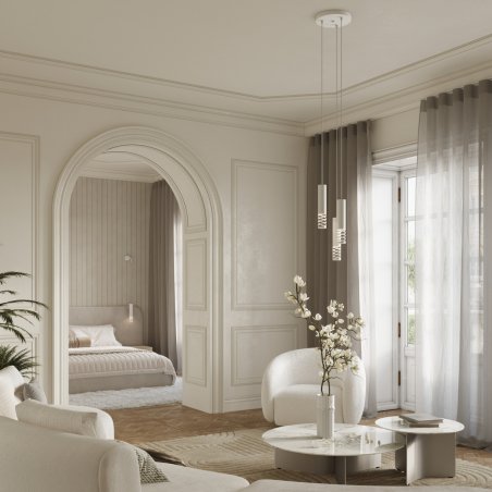 Lampa wisząca LAMI 2 biały