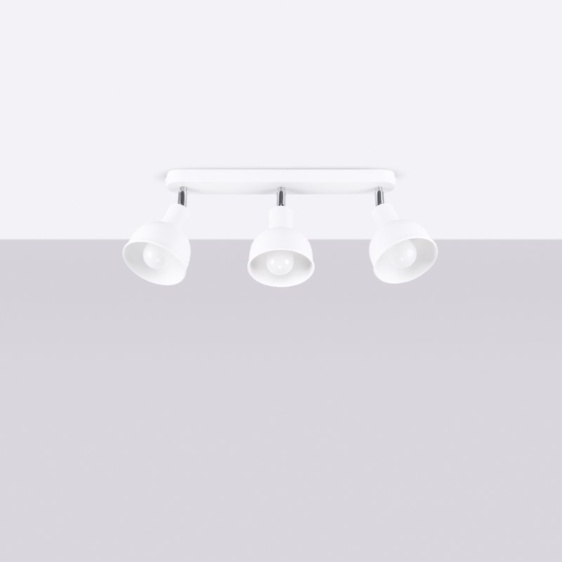 Plafon ELBA 3 biały