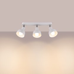 Plafon ELBA 3 biały