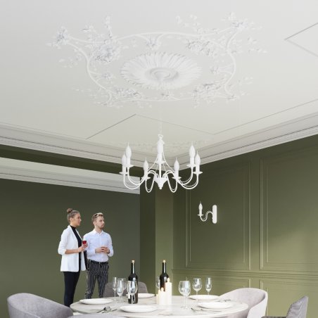 Żyrandol MINERWA 5 biały