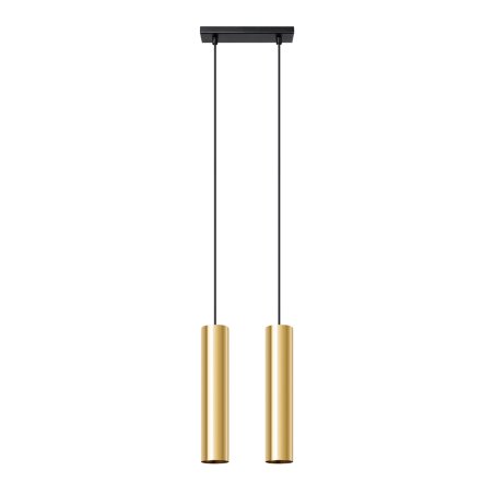 Lampa Wisząca LAGOS 2 złoty połysk