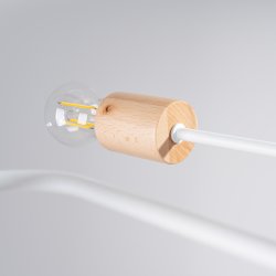 Żyrandol TIMBO 4 biały