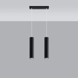 Lampa wisząca LAGOS 2 czarny