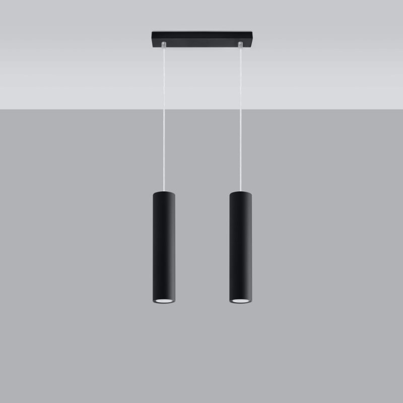 Lampa wisząca LAGOS 2 czarny