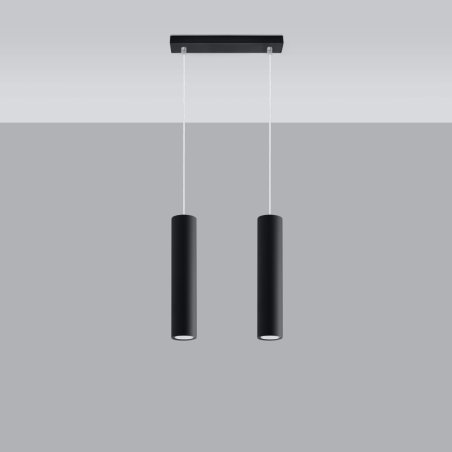 Lampa wisząca LAGOS 2 czarny